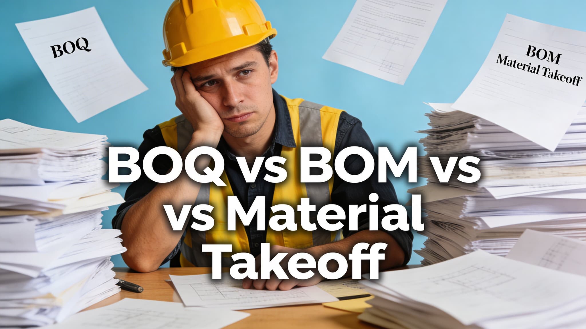 Material Takeoff vs Bill of Quantities vs BOM: Differences Explained ...