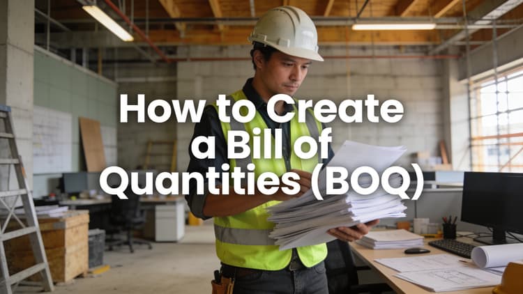How to Calculate & Prepare a BOQ from Drawings (Step-by-Step Guide ...